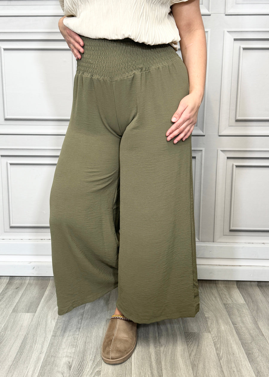 High Waisted Palazzo Trousers Pants