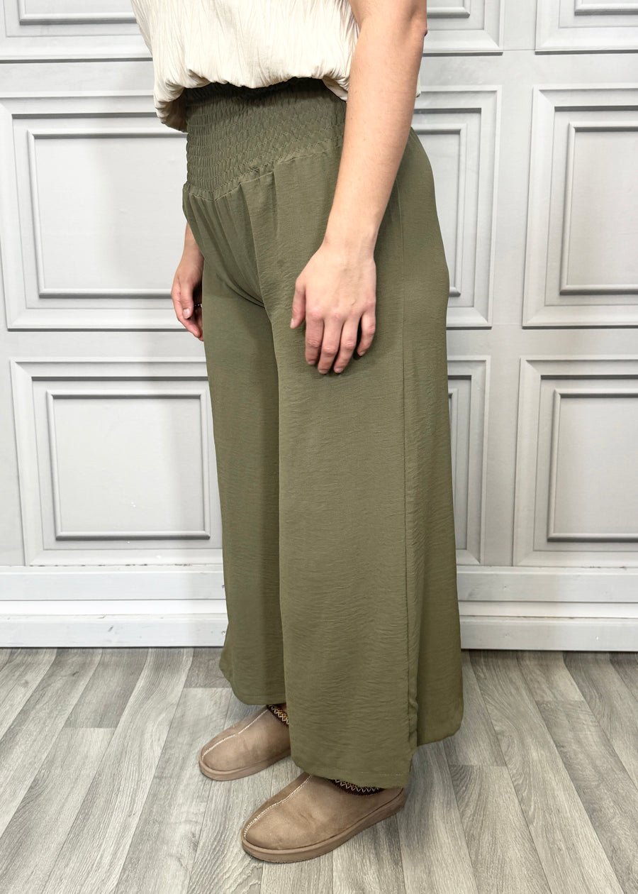 High Waisted Palazzo Trousers Pants