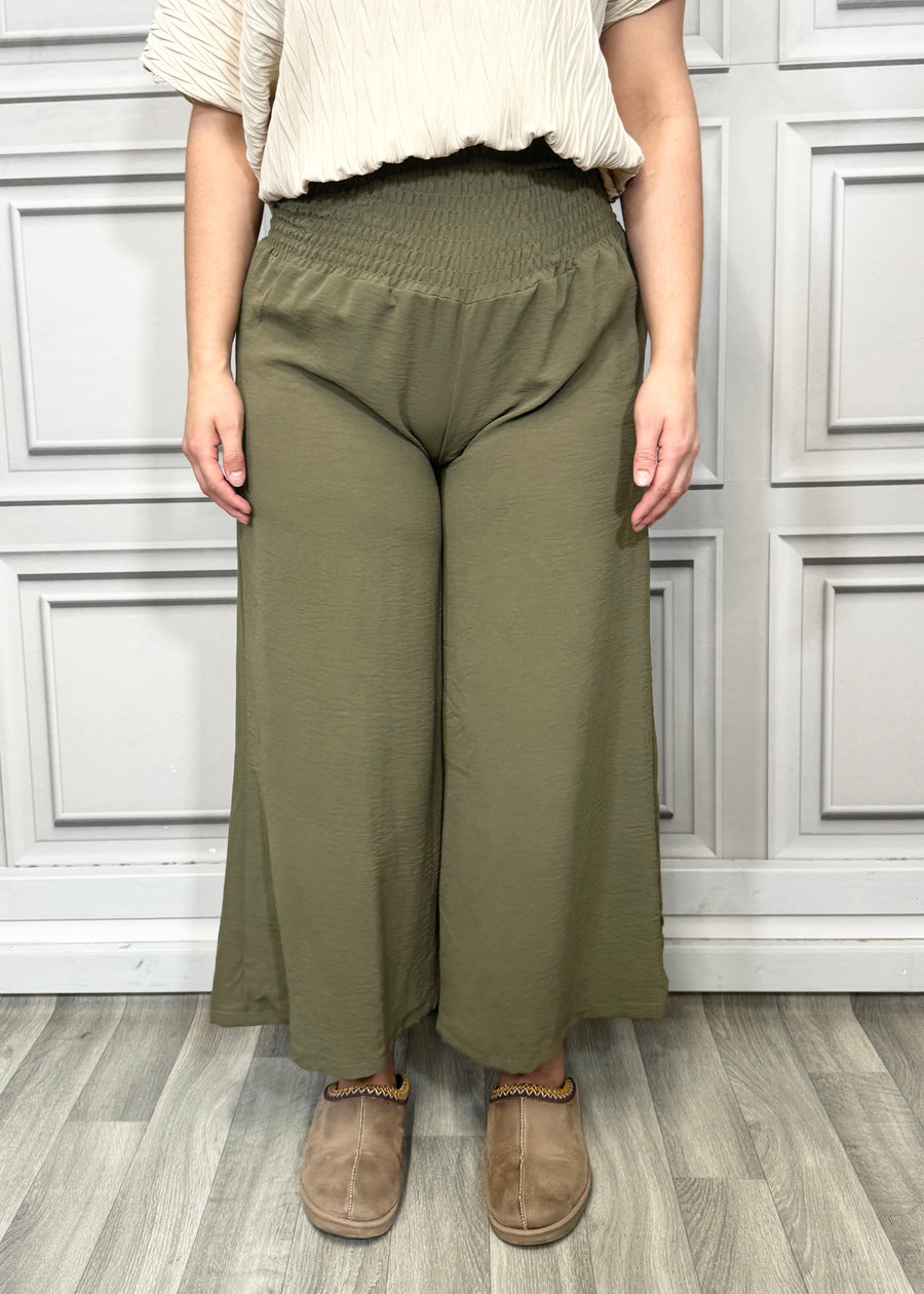 High Waisted Palazzo Trousers Pants