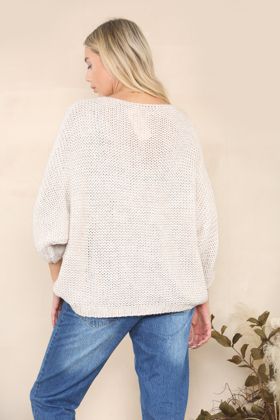 Loose knit relaxed jumper