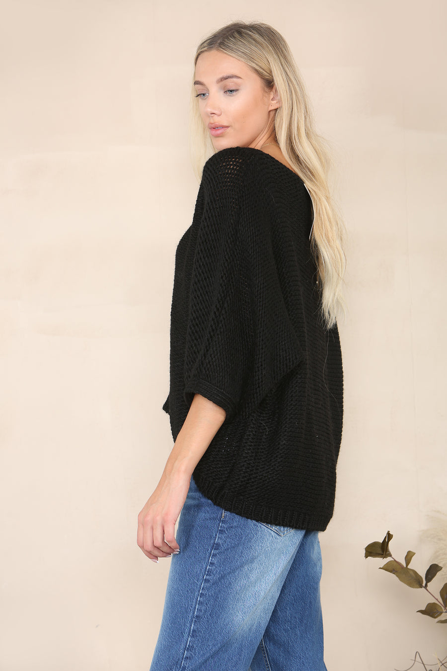 Loose knit relaxed jumper