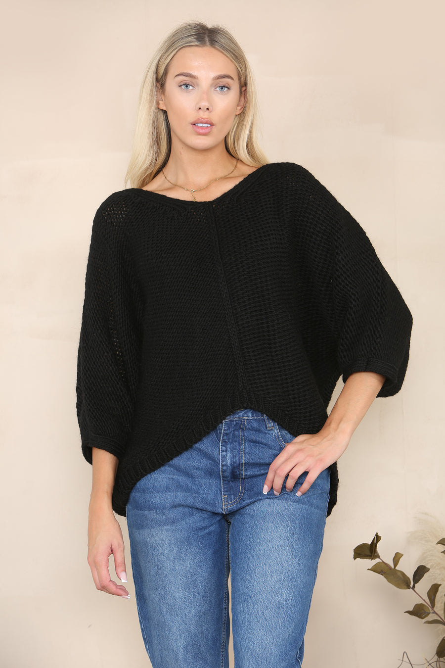 Loose knit relaxed jumper