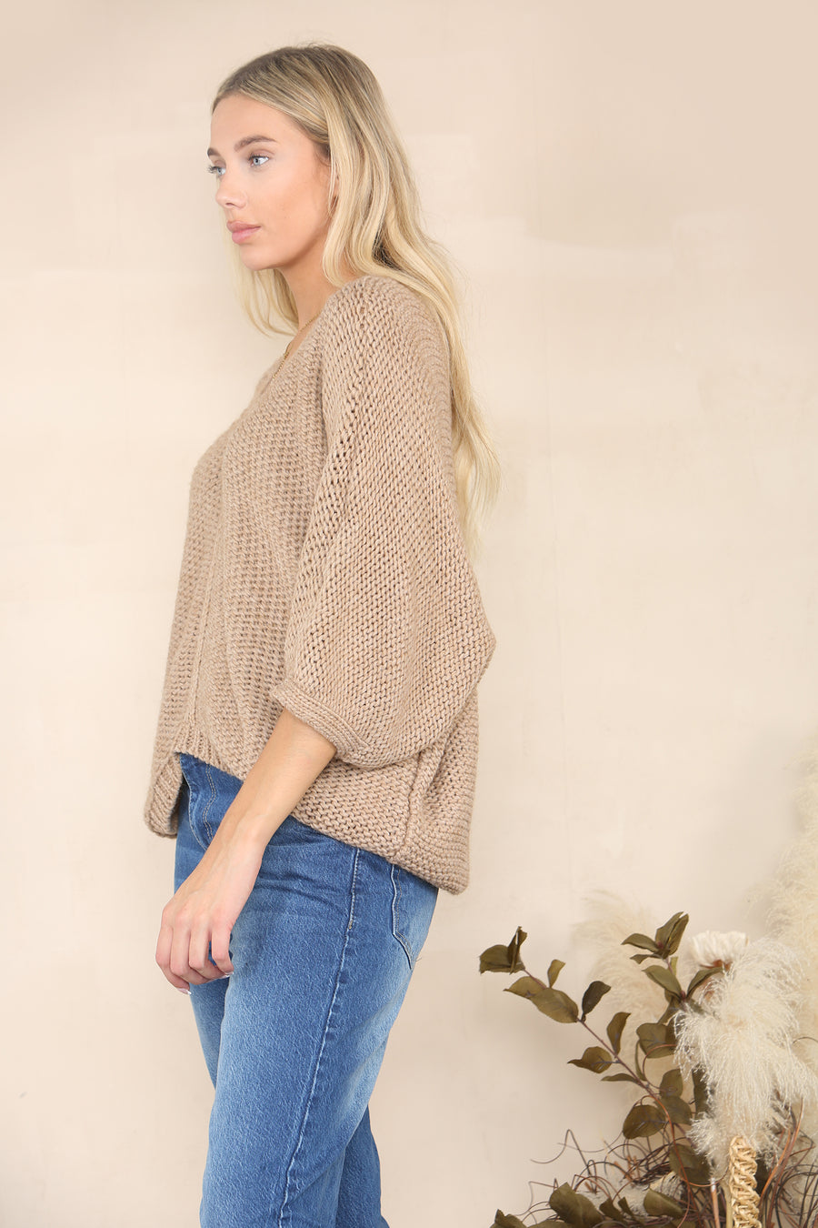 Loose knit relaxed jumper