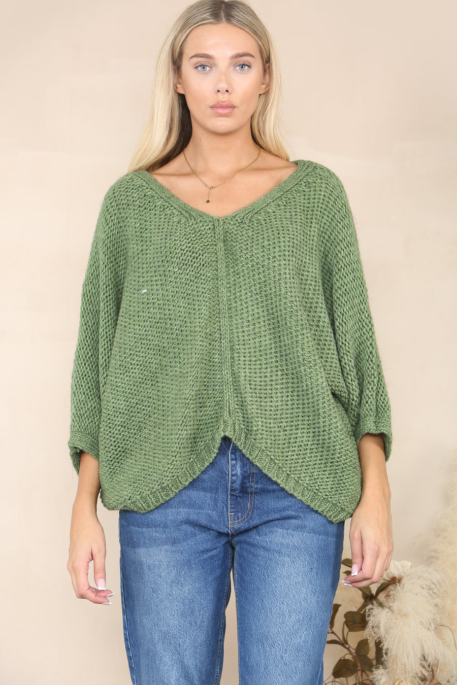 Loose knit relaxed jumper