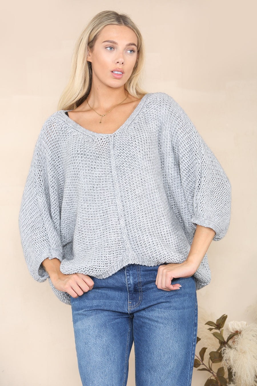 Loose knit relaxed jumper