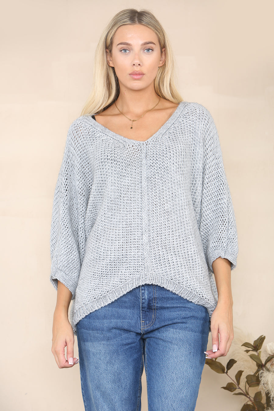 Loose knit relaxed jumper