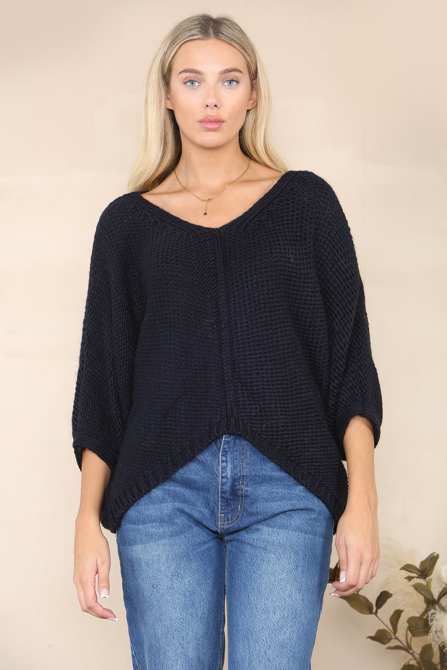 Loose knit relaxed jumper