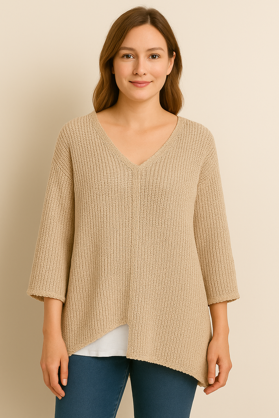 PREMIUM PURE COTTON CROTCHET ASYMMETRIC OVER TOP