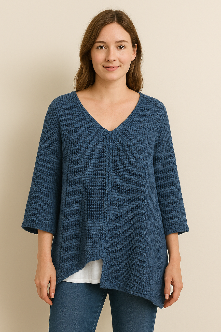 PREMIUM PURE COTTON CROTCHET ASYMMETRIC OVER TOP