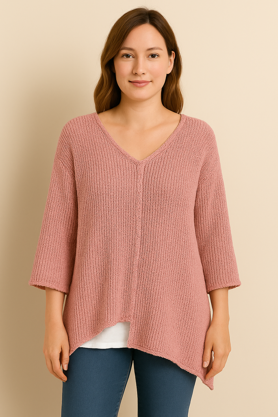 PREMIUM PURE COTTON CROTCHET ASYMMETRIC OVER TOP