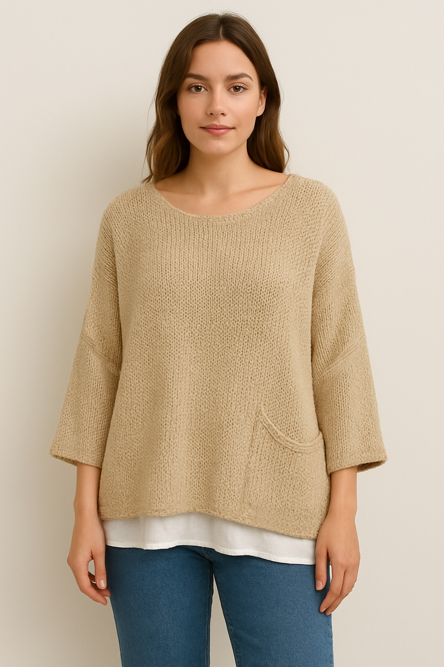 PREMIUM PURE COTTON CROTCHET OVER TOP WITH POCKET