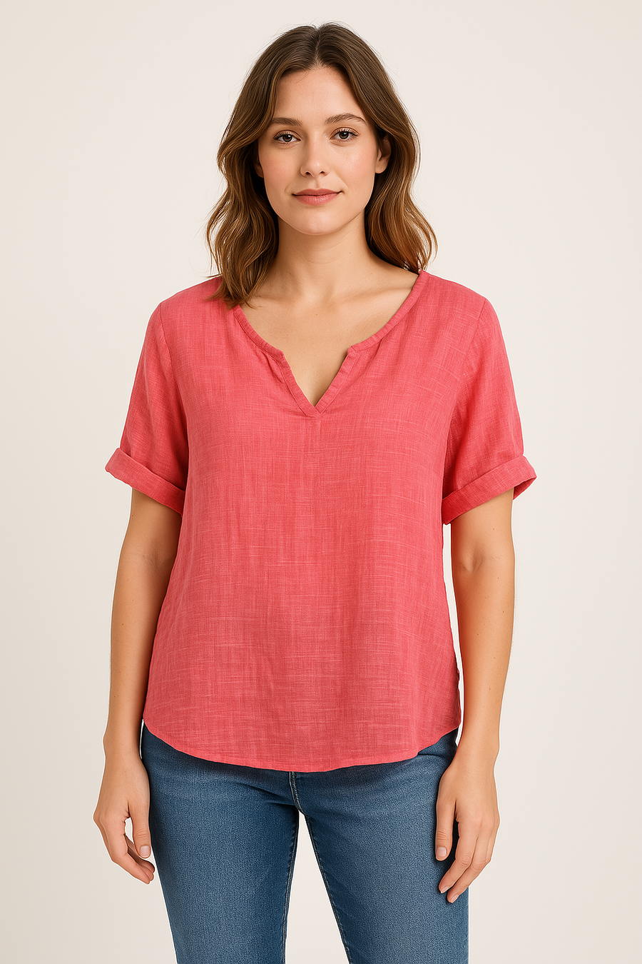 100% cotton t-shirt semi sheer