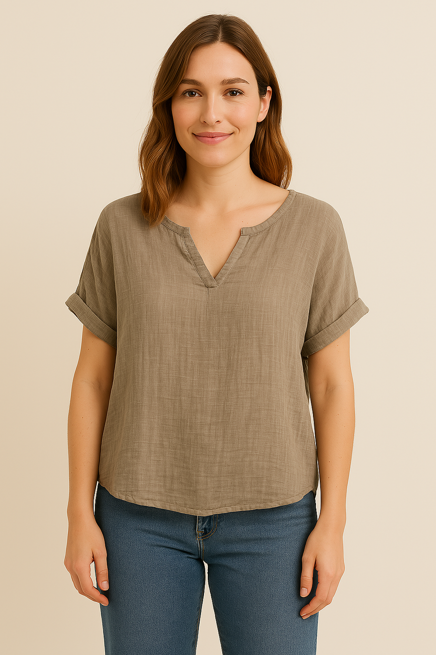 100% cotton t-shirt semi sheer