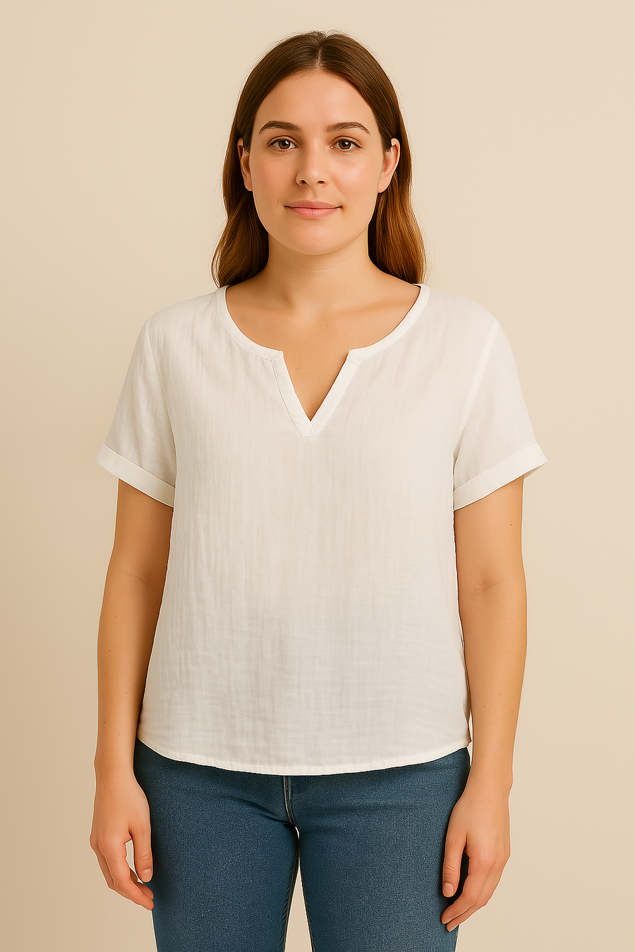 100% cotton t-shirt semi sheer