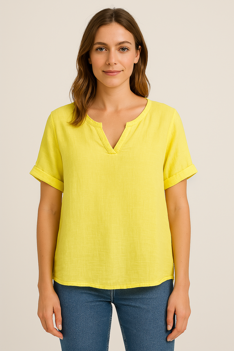 100% cotton t-shirt semi sheer
