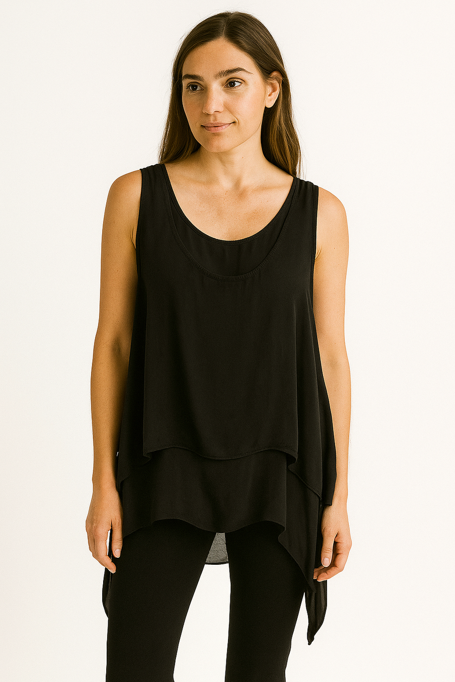 COLD WASHED 2 PIECE SLEEVELESS TOP
