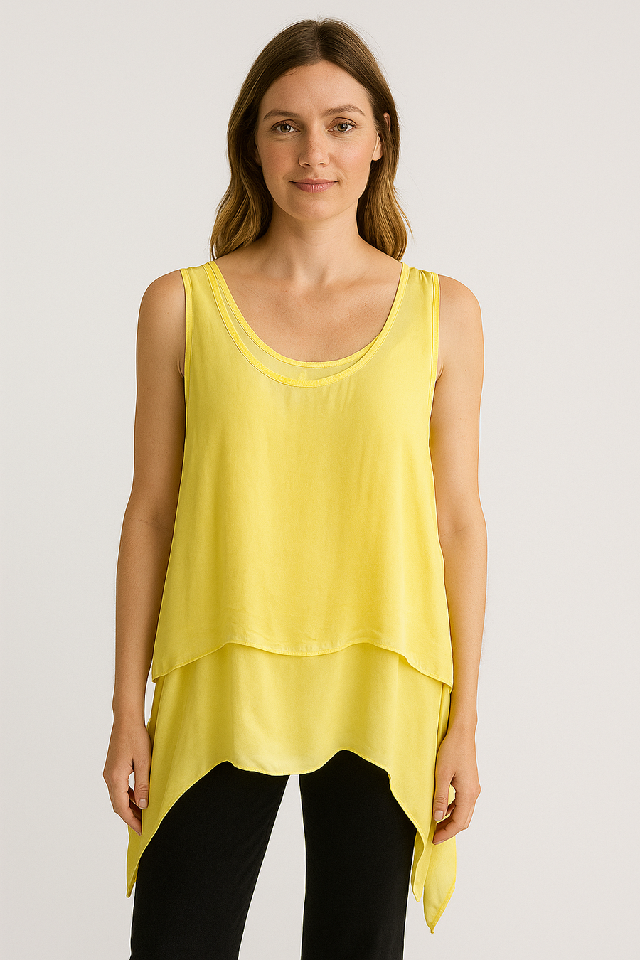 COLD WASHED 2 PIECE SLEEVELESS TOP
