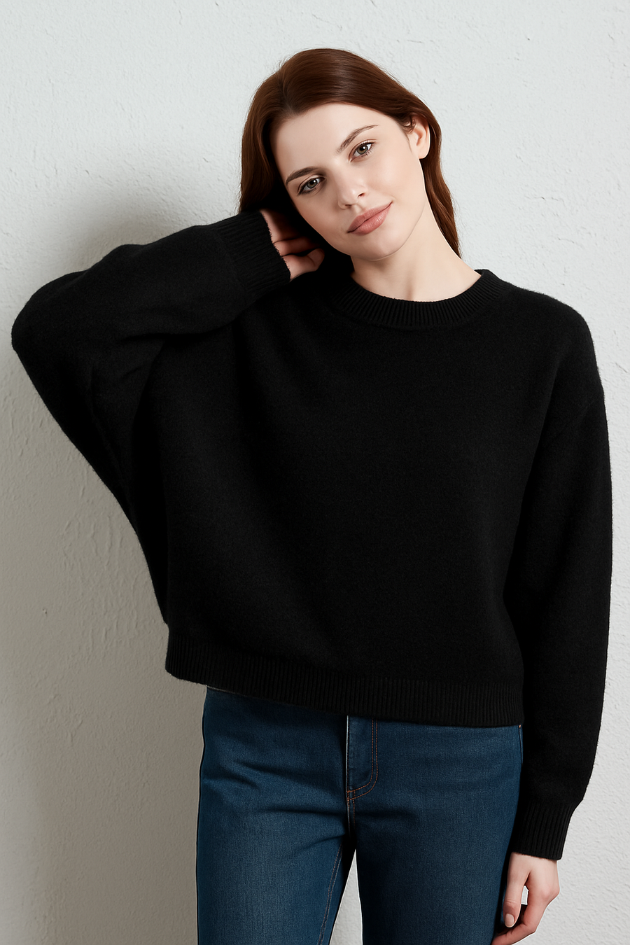 PREMIUM WOOL BLEND FLUFFY KNIT JUMPER