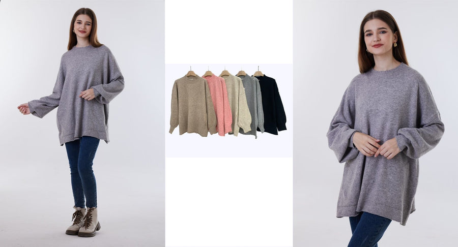 CHUNKY SOFT KNIT JUMPER