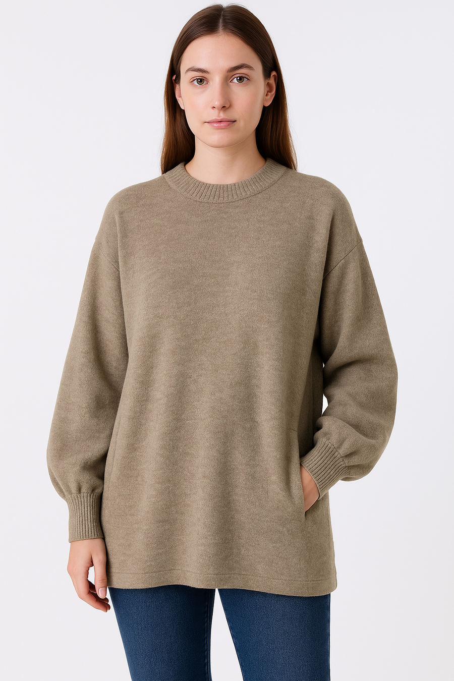 CHUNKY SOFT KNIT JUMPER