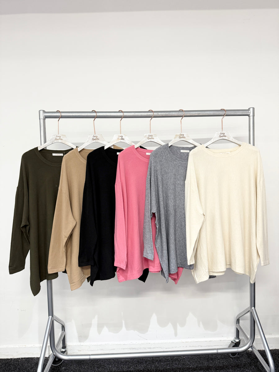 Soft Knit Plus Size Basic Jumper