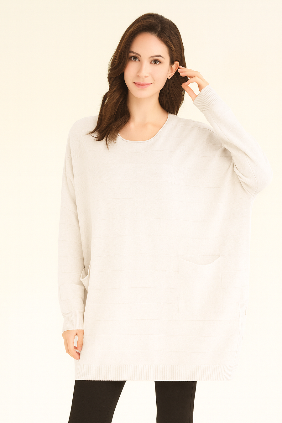 PLUS SIZE SOFT KNIT JUMPER