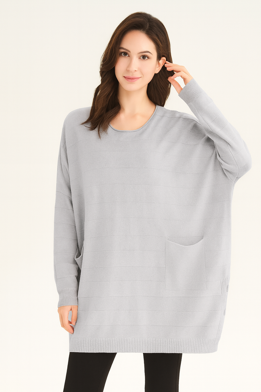 PLUS SIZE SOFT KNIT JUMPER