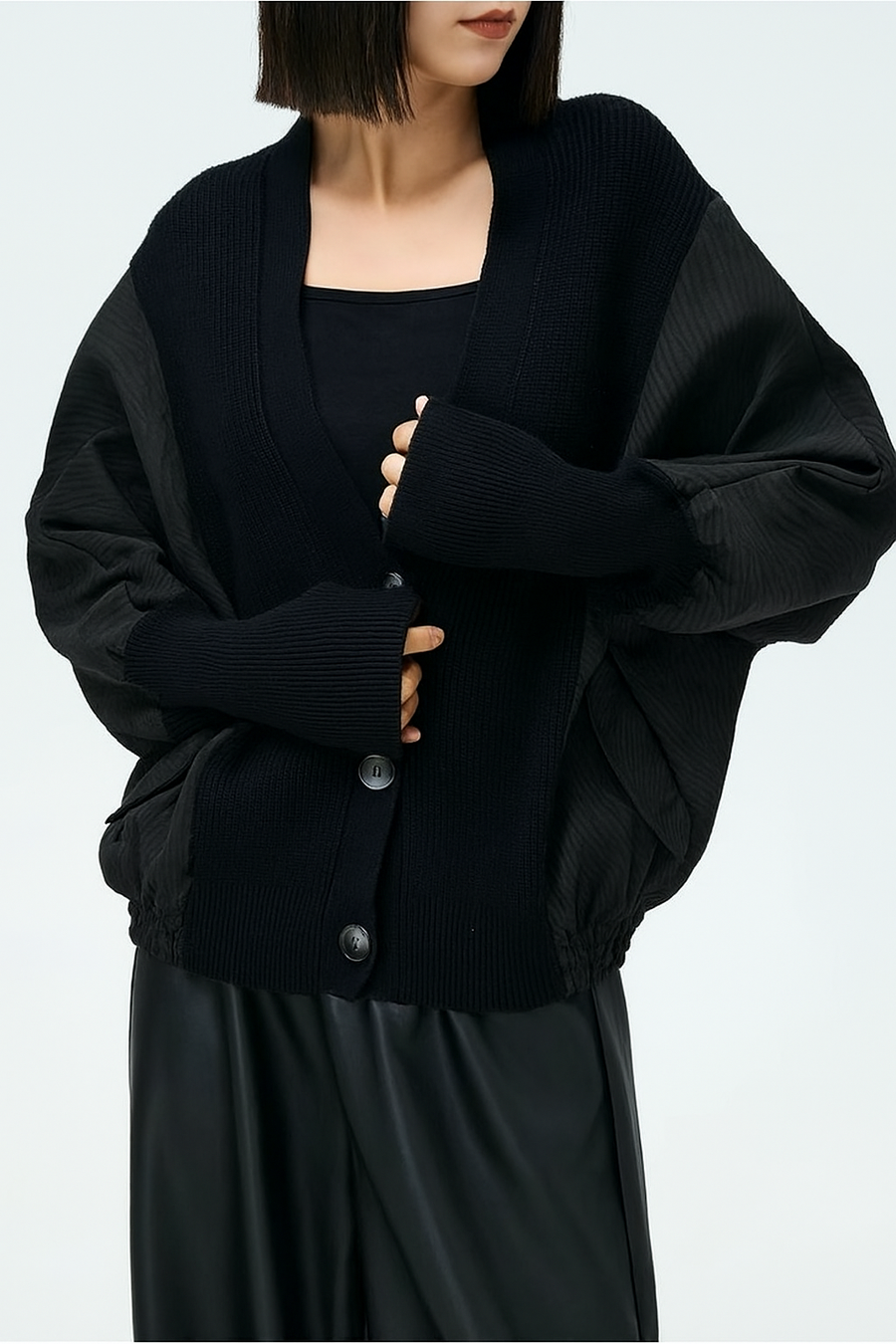 LUXURY CARDIGAN MULTI TEXTURE