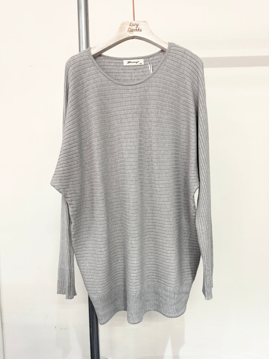 Soft Knit Ribbed Jumper