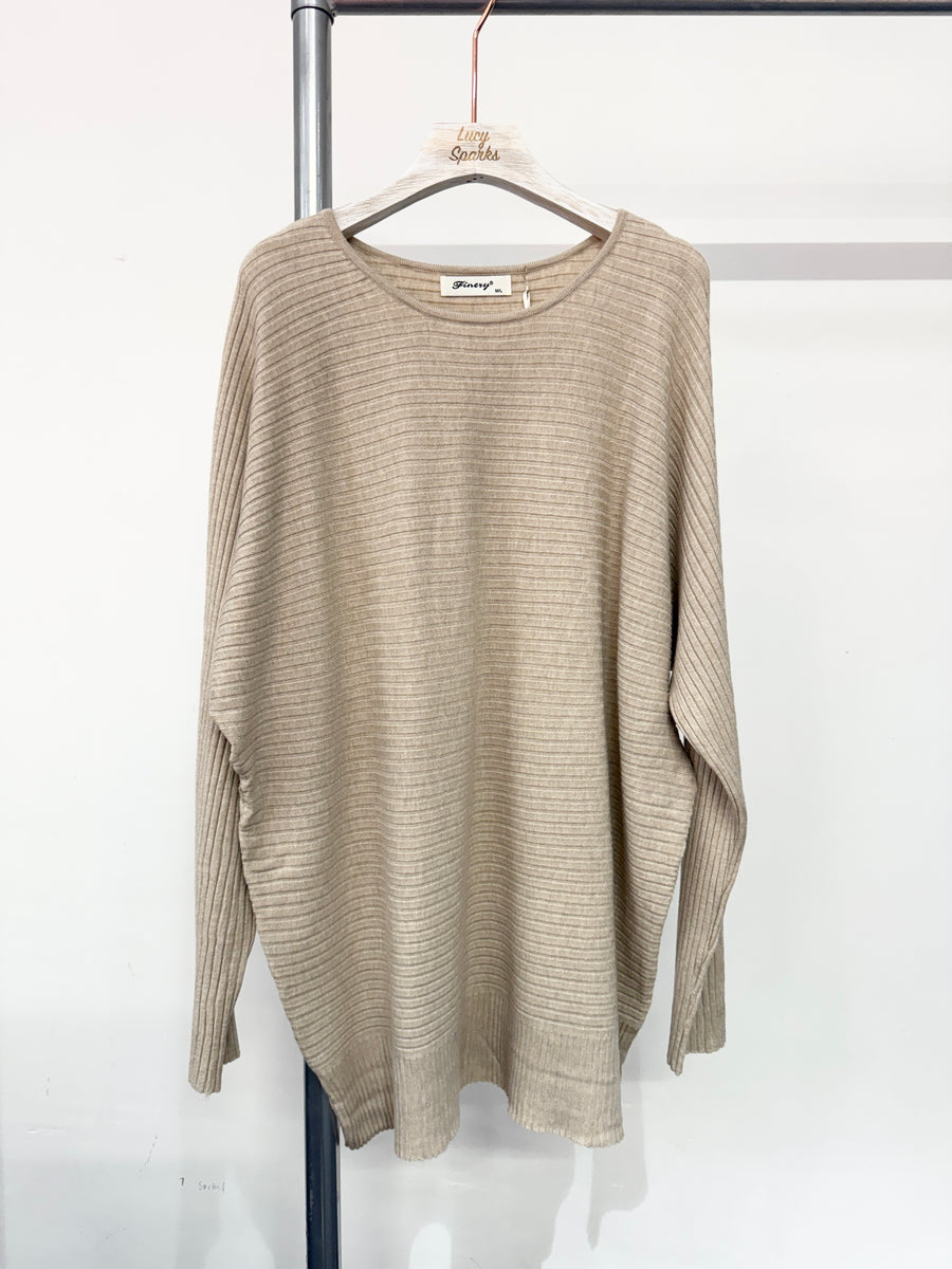 Soft Knit Ribbed Jumper