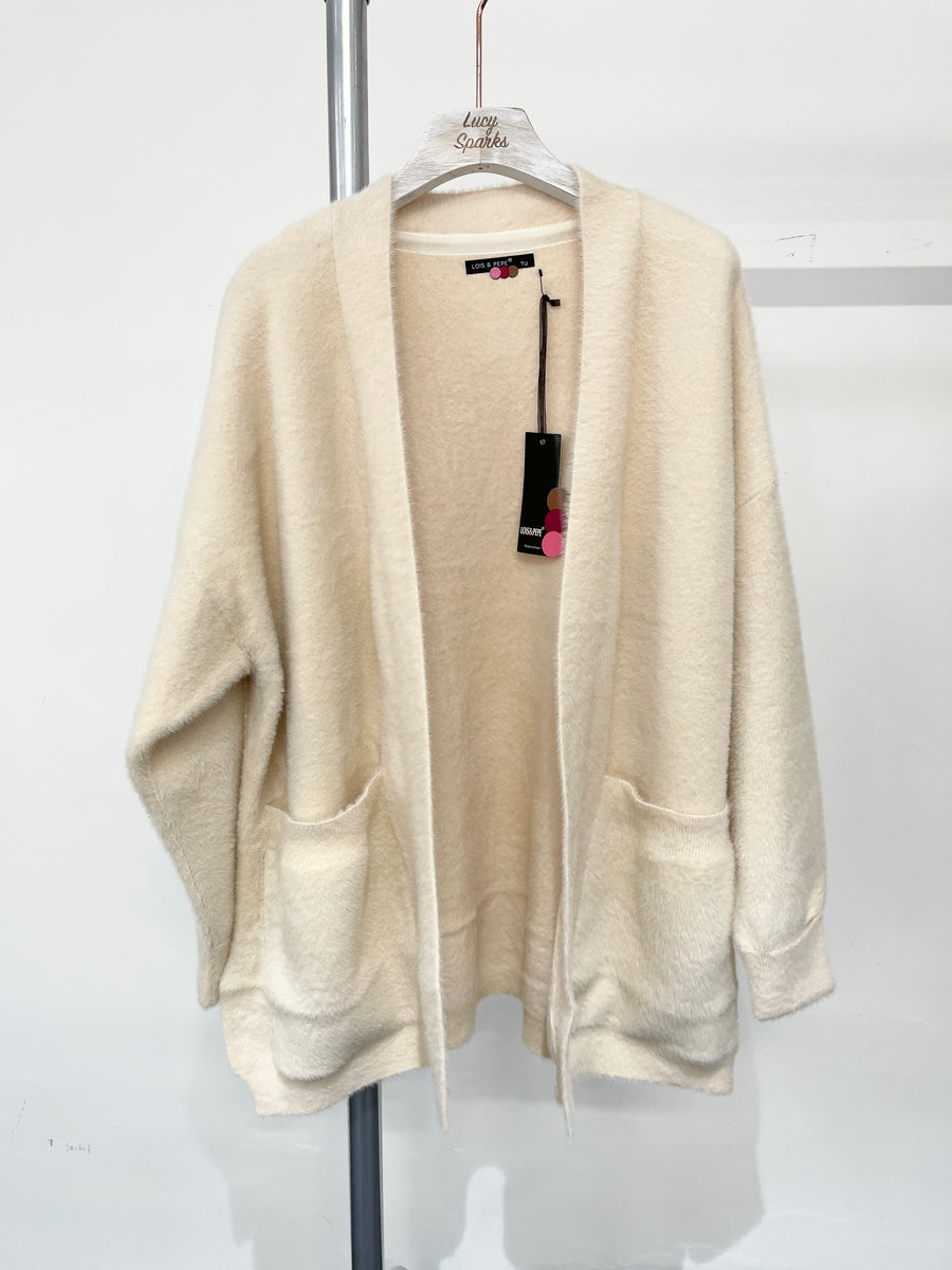 Premium Quality Soft Fluffy Cardigan With Pockets