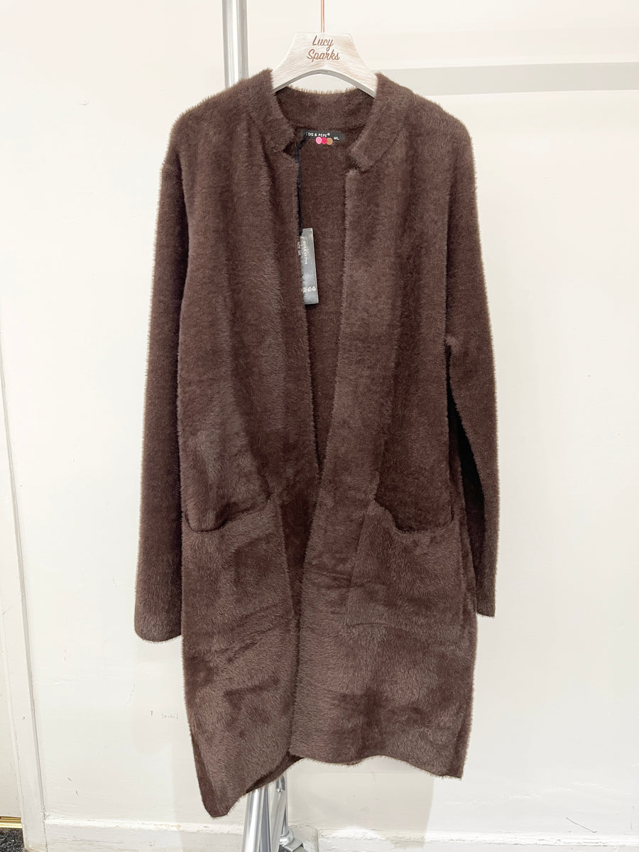 Premium Soft Fluffy Coatigan With Pockets