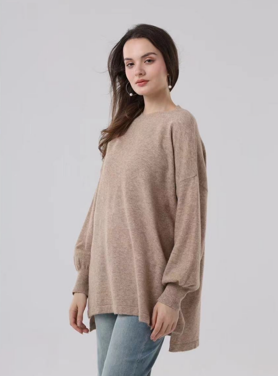 Super Soft and Cozy Wool Blend Baggy Fit Jumper