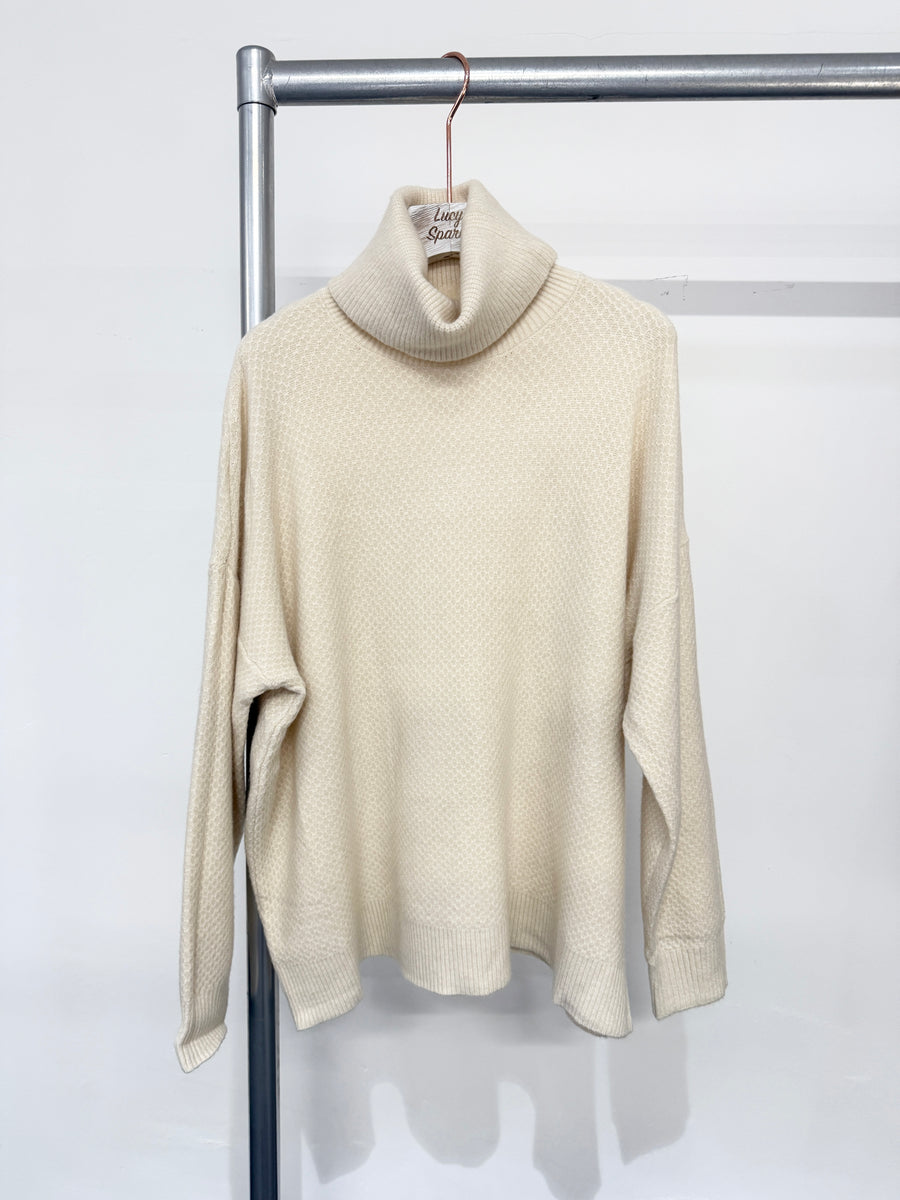 Hive Knitting Design Roll Neck Soft Jumper