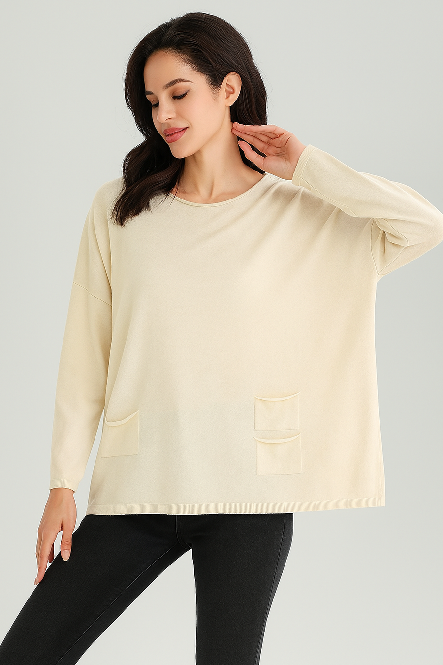 SOFT KNIT PLUS SIZE JUMPER
