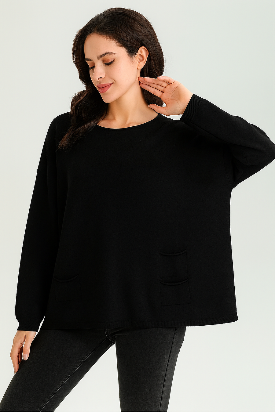 SOFT KNIT PLUS SIZE JUMPER