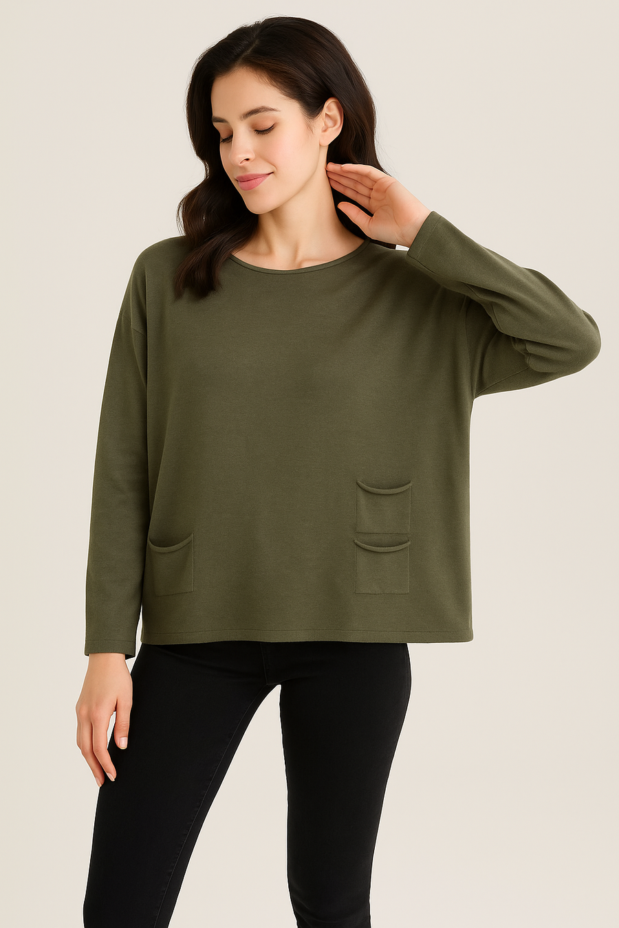 SOFT KNIT PLUS SIZE JUMPER
