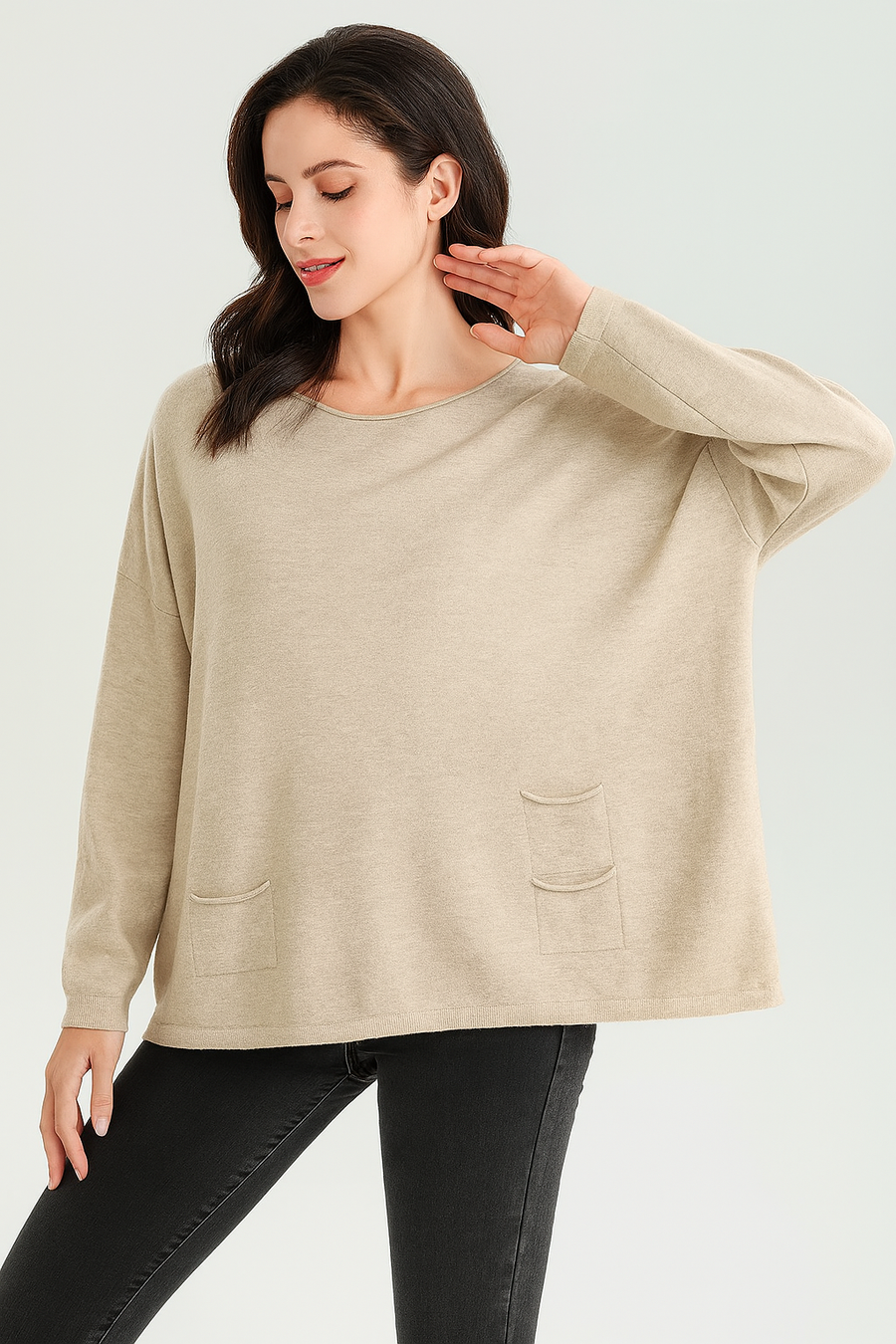 SOFT KNIT PLUS SIZE JUMPER